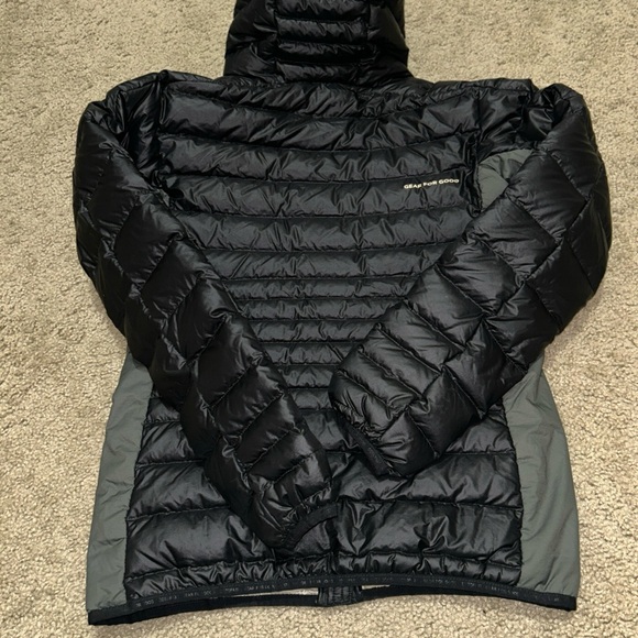 NWOT COTOPAXI Women’s XS Fuego Down Puffer Coat Jacket Black 800FP Hooded - Picture 9 of 10